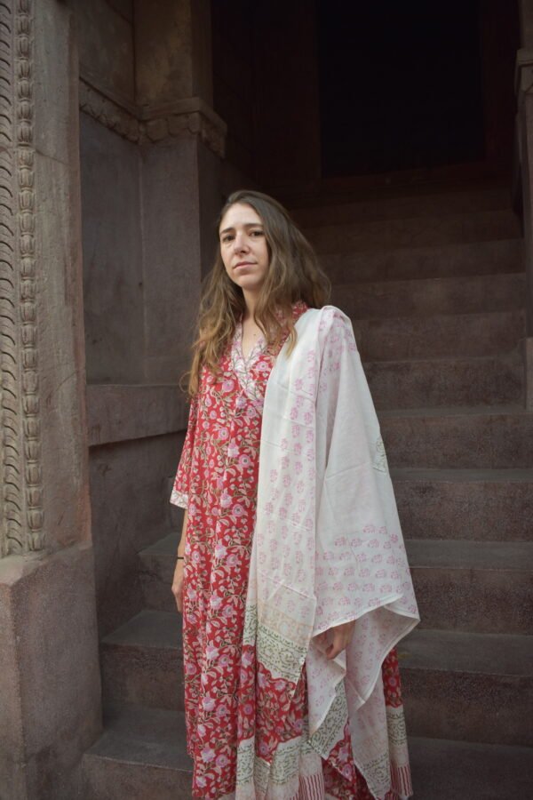 "Mohini" Cotton Dupatta 3-pc Suits Set